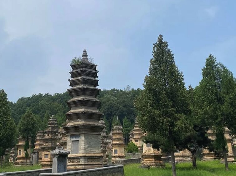 Carved grottoes near the Shaolin Temple scenic area